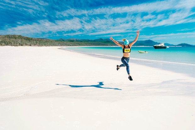 Challenge yourself to a half marathon, or a 10km or 5km run along whitehaven beach. The Great Whitehaven Beach Run